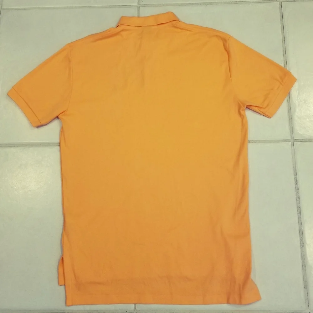 Polo Ralph Lauren Cotton Polo Shirt Classic Fit Fair Orange Sz Small NWT